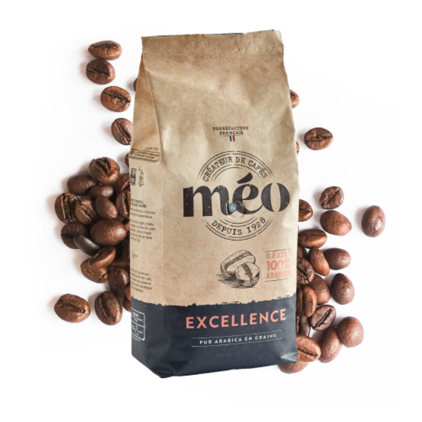 Méotel Gastronomique 100 % Arabica grain kg : café Méo
