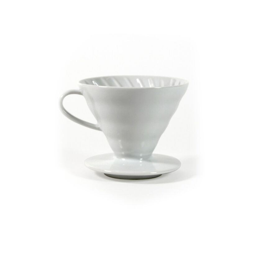 Dripper Hario V60 en céramique blanc 1/2 tasses | Chacun Son Café